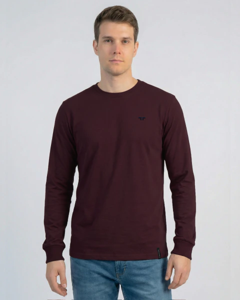 TAVERNITI REMERA VESUBIO DE ALGODON MANGA LARGA