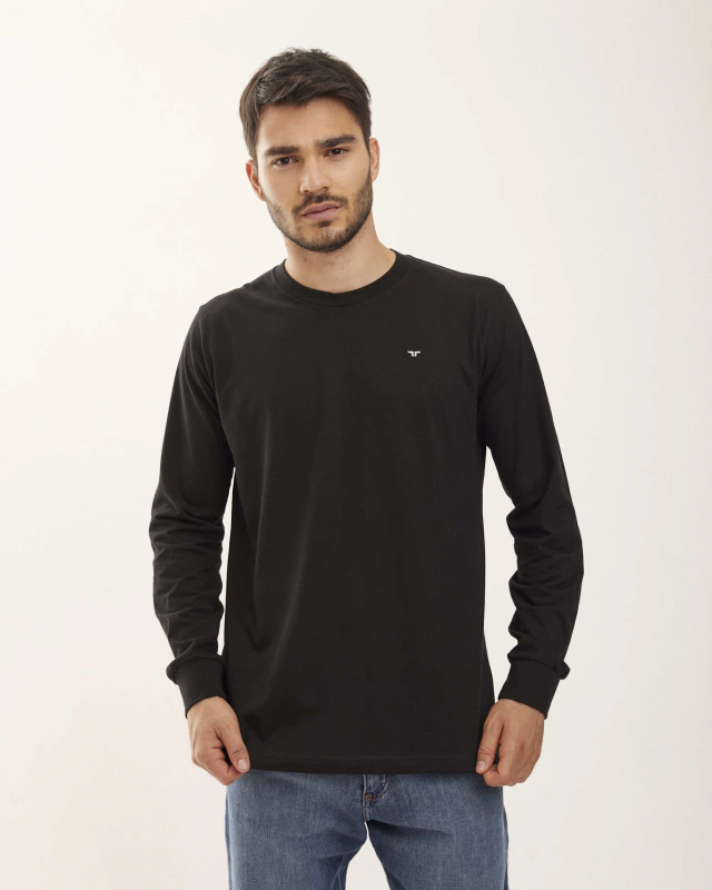 TAVERNITI REMERA VESUBIO DE ALGODON MANGA LARGA