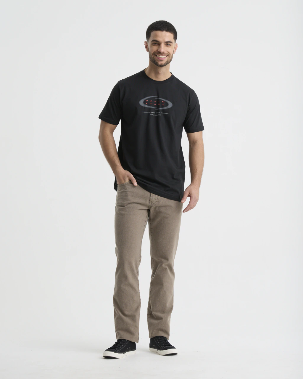 JEAN DUBAI DE DENIM REGULAR FIT TOSTADO