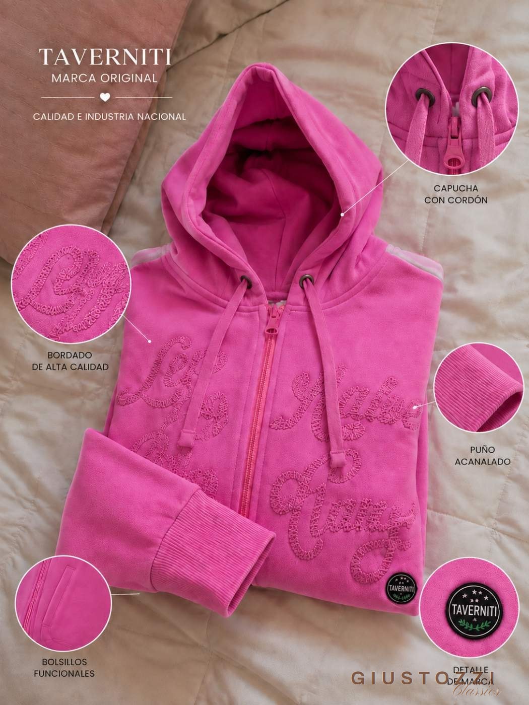 Campera Buzo TAVERNITI ASENA 💗